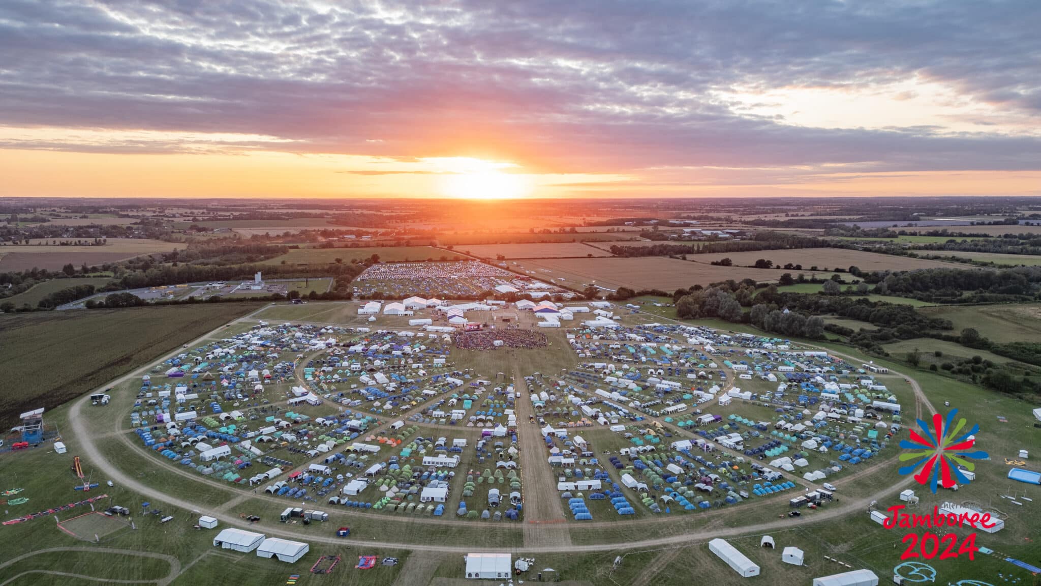 Aerial view of Jamboree 2024