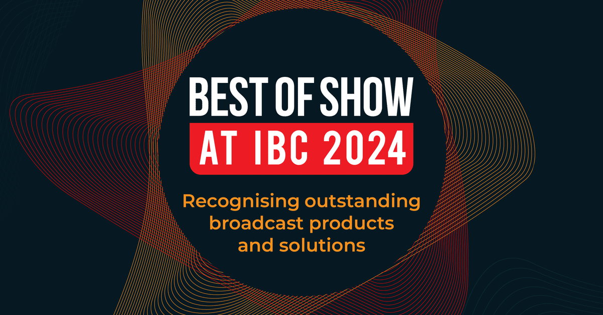 Best of Show at IBC 2024 announcement