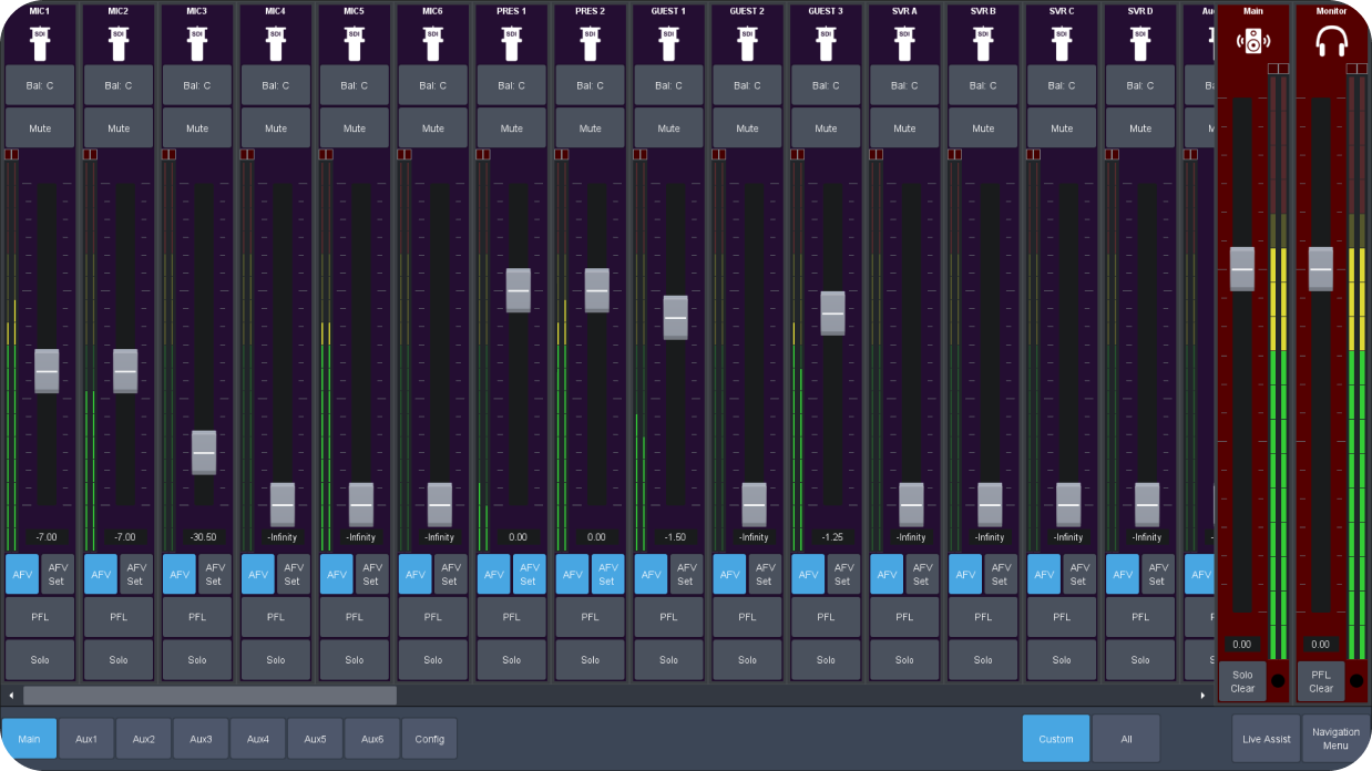 Carbonite Ultra Solo Webpage Audiomixer